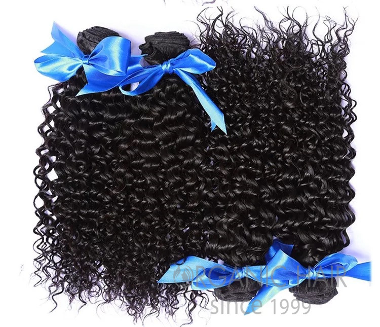 Cheap water curl human hair extensions